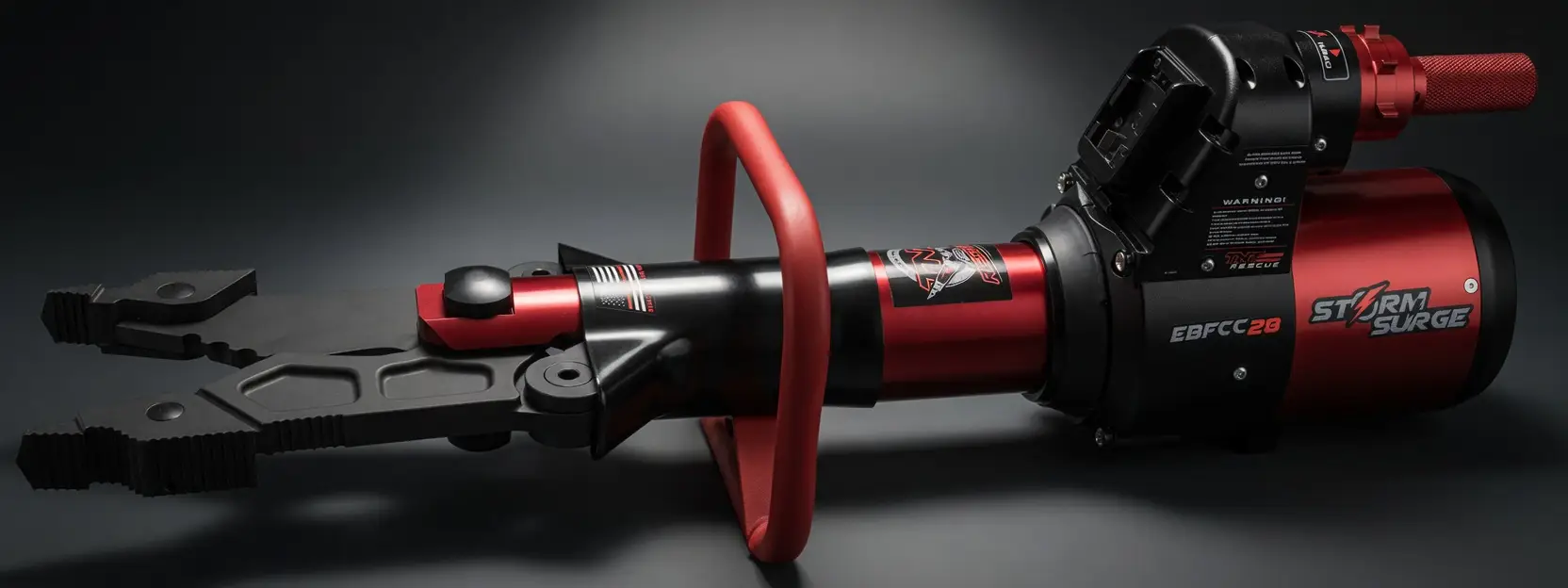 EBFCC-28 hydraulic combination tool by TNT Rescue, the strongest combi tool in the market for cutting spreading and breaching