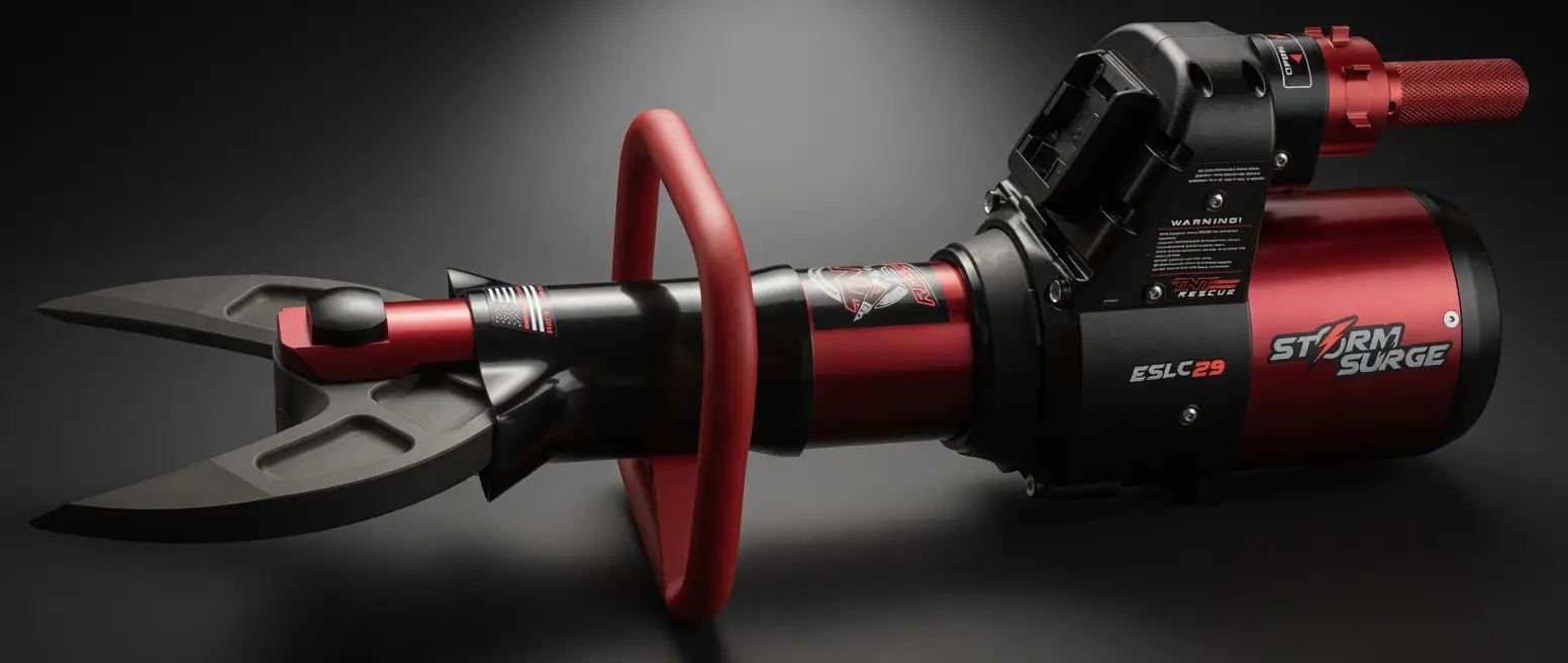 ESLC-29 hydraulic cutter by TNT Rescue, powerful battery operated cutter for extrication and rescue operations, USA made